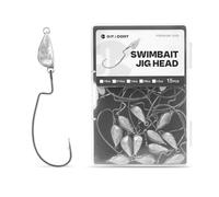 OJY&DOIIIY Weighted Texas Rig Hooks, Weedless Swimbait Jig Heads for Bass Fishing 1/8oz