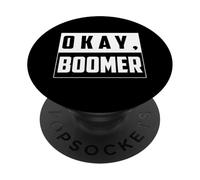 Ok Boomer Generation Z - Funny Millennials Generation Gift PopSockets Adhesive PopGrip