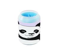 Ok Boomer Panda Reusable Paw Cleaner with Soft Silicone Brush Feet Cleaning Kit for Small Medium Large Breed Dogs, Cats