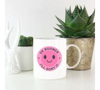 Ok Boomer Pink Smile Mug