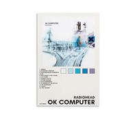 OK Computer by RadioheadClassic Characters Actor Singer Poster Celebrity Poster Famous Athlete Poster Home Canvas Painting Oil Painting Print Signature Poster Home Decoration24x36inch(60x90cm)Unframe-