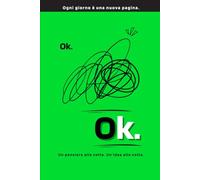 Ok. Esprimi il tuo pensiero più profondo - Diario vuoto per scrivere pensieri e riflessioni personali: Taccuino bianco minimalista con pagine bianche per journaling, appunti e creatività personale.