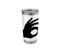OK Hand Sign Okay Fingers Symbol Stainless Steel Insulated Tumbler