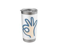 OK Hand Sign Okay Fingers Symbol Stainless Steel Insulated Tumbler