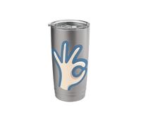 OK Hand Sign Okay Fingers Symbol Stainless Steel Insulated Tumbler