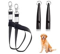 Ok Happy Life Dog Training Whistle with Lanyard - Dog Whistle with Loud, Solid Tone & Far Reaching Sound - Ideal High-Frequency Long-Distance Dog Recall Whistle for Most Breeds - Black