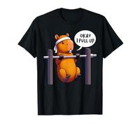 Ok I Pull Up Capybara Funny Capybara Gym Lover Fitness Meme T-Shirt