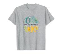 OK It's Not to Be OK - Emotional Wellness for All T-Shirt, Men, Heather Grey, 3XL