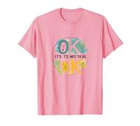 OK It's Not to Be OK - Emotional Wellness for All T-Shirt, Men, Pink, S
