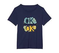 OK It's Not to Be OK - Emotional Wellness for All T-Shirt, Women's Plus, Navy, 5X