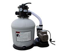OK-Living Sand Filter System, Grey, 13,200 liters/Hour, Suitable for Pools up to 30,000 liters with multiport Valve