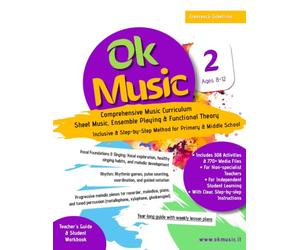 Ok Music level 2 (ages 8-12): Comprehensive Music Curriculum for Ages 8-12 | Sheet Music, Ensemble Playing, Recorder, Melodica, Keyboard & Tuned Percussion (With Audio & Video Tracks)
