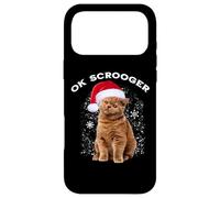 OK Scrooger Funny Cat Scrooge Christmas Boomer Humor Case for iPhone 17 Pro Max