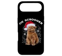 OK Scrooger Funny Cat Scrooge Christmas Boomer Humor Case for iPhone Air