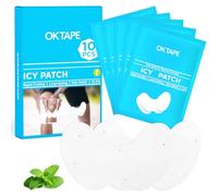 OK TAPE Cooling Patch for Knee Pain & Sprain, Soft Gel Patch with Menthol and Hydrogel Tech, Instant Relief from Discomfort, 10 Count (5.5in x 3.5in)