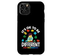 Ok To Be Different Autism Awareness Puzzle Piece Ribbon Case for iPhone 11 Pro