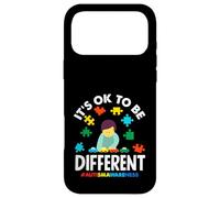 Ok To Be Different Autism Awareness Puzzle Piece Ribbon Case for iPhone 17 Pro Max