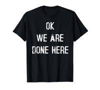 Ok We are Done Here Value Graphic T-Shirt, Men, Black, M