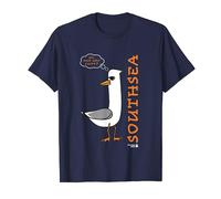 OK, Who Has Chips? Southsea Seagull Funny Joke Design T-Shirt