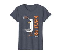 OK, Who Has Chips? St Ives Seagull Funny Joke Design T-Shirt