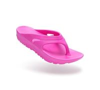 Oka Unisex Sustainable Lightweight USA Made Recovery Flip Flops, Crescent Moonberry, 15 Women/13 Men