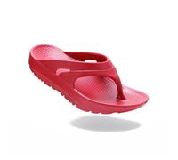 Oka Unisex Sustainable Lightweight USA Made Recovery Flip Flops, Trail Blaze Red, 10 Women/8 Men