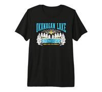 Okanagan Lake British Columbia Mountains Premium T-Shirt