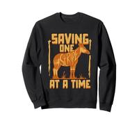 Okapi Animal Saving One Stripe At A time Sweatshirt