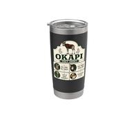 Okapi Facts Blue Tongue Congo Rainforest Animal Stainless Steel Insulated Tumbler