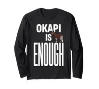 Okapi Lover Okapi Animal Rare Animal Wildlife Lover Long Sleeve T-Shirt