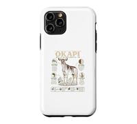 Okapi The Forest Giraffe Wildlife Facts Lover Case for iPhone 11 Pro