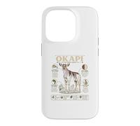 Okapi The Forest Giraffe Wildlife Facts Lover Case for iPhone 14 Pro