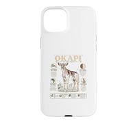 Okapi The Forest Giraffe Wildlife Facts Lover Case for iPhone 15 Plus