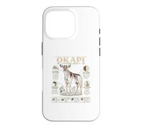 Okapi The Forest Giraffe Wildlife Facts Lover Case for iPhone 16 Pro