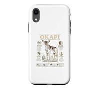 Okapi The Forest Giraffe Wildlife Facts Lover Case for iPhone XR