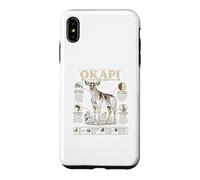 Okapi The Forest Giraffe Wildlife Facts Lover Case for iPhone XS Max