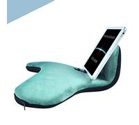 OKATOPGEAKO Phone Wrist Support/Soft Pillow Stand/2021 New Multi-Angle Tablet Stand/Phone Holder/Pillow Lap Pad Stand,for Ipad,Phones,Tablets, Ereaders,Books(Malachite-Green)