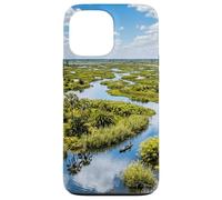 Okavango Delta Wetland River Landscape Botswana Scene Case for iPhone 13 Pro Max