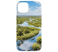 Okavango Delta Wetland River Landscape Botswana Scene Case for iPhone 15 Plus