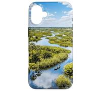 Okavango Delta Wetland River Landscape Botswana Scene Case for iPhone 16 Plus