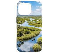 Okavango Delta Wetland River Landscape Botswana Scene Case for iPhone 16 Pro