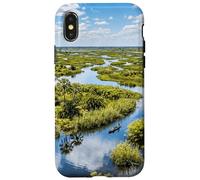 Okavango Delta Wetland River Landscape Botswana Scene Case for iPhone X/XS