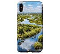 Okavango Delta Wetland River Landscape Botswana Scene Case for iPhone XS Max