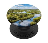 Okavango Delta Wetland River Landscape Botswana Scene PopSockets Adhesive PopGrip