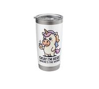 Okay I'm Here Where is The Work Stainless Steel Insulated Tumbler