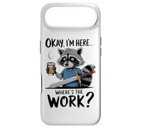 Okay I'm Here Where's The Work Raccoon Case for iPhone Air