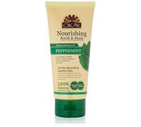 OKAY Pure Naturals Peppermint Facial Scrub, 6 Ounce, 0.17 kg