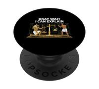 Okay Wait I Can Explain History Facts Archival Historian PopSockets Adhesive PopGrip