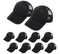 OKBA Sublimation Blanks hat, Black Hat * 10pcs