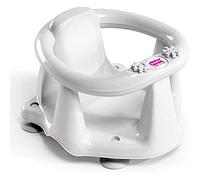 OKBaby Flipper Anti-Slip Baby Bath Seat and Thermometer, White